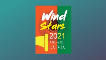 Pūšaminstrumentu spēles konkursa “Wind Stars 2021” norise
