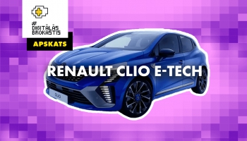 Automašīnas "Renault Clio E-tech" hibrīda apskats