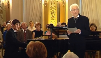 Koncerts "Imants Ziedonis. Vestards Šimkus. Atsaukšanās" Rīgas Latviešu biedrībā (2004)