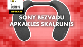 #DigitālāsBrokastis testē "Sony SRS-NS7" apkakles skaļruni