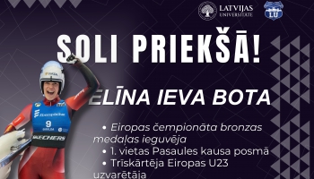 E. Ieva Bota par intensīvās ziemas sezonas apvienošanu kamaniņu sportā ar studijām