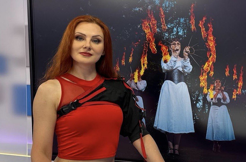 Огненная девушка Екатерина Треймане