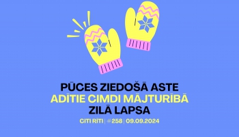 #258 | Pūces ziedošā aste, Adītie cimdi mājturībā, Zilā lapsa