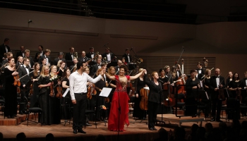 Marina Rebeka un Rame Lahajs opermūzikas koncertā "Zvaigznes atgriešanās"
