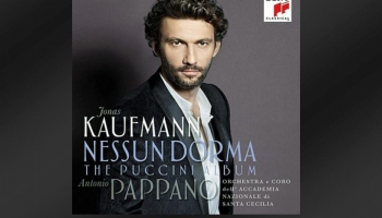 Jonass Kaufmanis Dž. Pučīni mūzikas albumā "Nessun Dorma" ("Sony Classical", 2015)