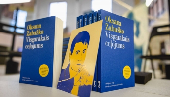 Ukraiņu autore Oksana Zabužko un viņas grāmata "Visgarākais ceļojums"