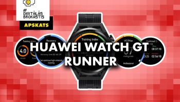 Skriešanas viedpulksteņa Huawei Watch GT Runner apskats #DigitālāsBrokastis
