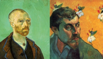 23. decembris. Sastrīdas Vinsents van Gogs un Pols Gogēns