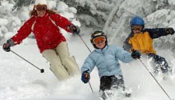 Kad ģimene dodas slēpot