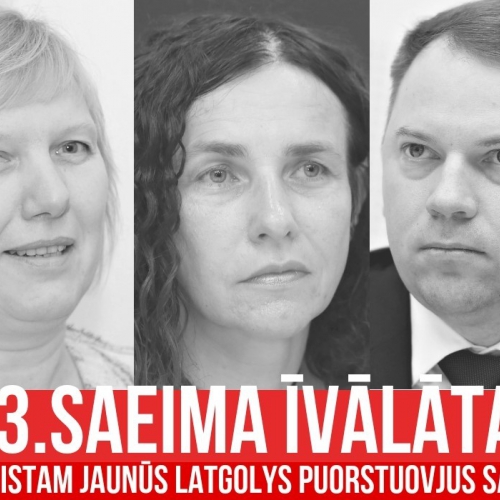13.Saeimā Latgolys puorstuovju vydā jaunas sejis