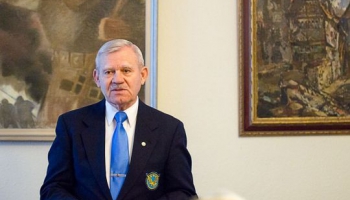 "Daugavas vanagu" priekšsēdētājs Andrejs Mežmalis