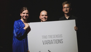 Skan trio "Tresensus" albums "Variācijas"! Saruna ar Aigaru Raumani un Līgu Griķi 