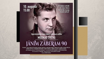 Jānim Zāberam - 90! Par "Jāņa Zābera Mūzikas svētkiem" stāsta Guntars Ruņģis