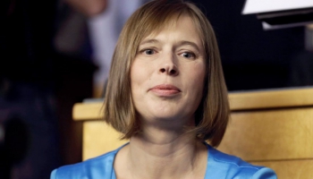 Igaunijas parlaments prezidenta amatā ievēlējis Kersti Kaljulaidu