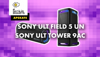 Tumbu apskats: "Sony ULT Tower 9ac" un "Field 5"