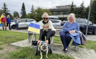 Ukraina, Aļaska, Ankoridža, protesti