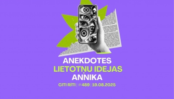 #489 | Anekdotes, Lietotņu idejas, Annika