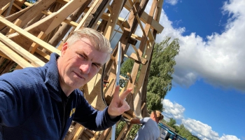 Monopola viesis Lantes muižas saimnieks Andis Pikāns