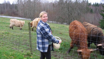 No piena govīm līdz mini zoo. Signe Seile saimnieko senču īpašumā Sējā