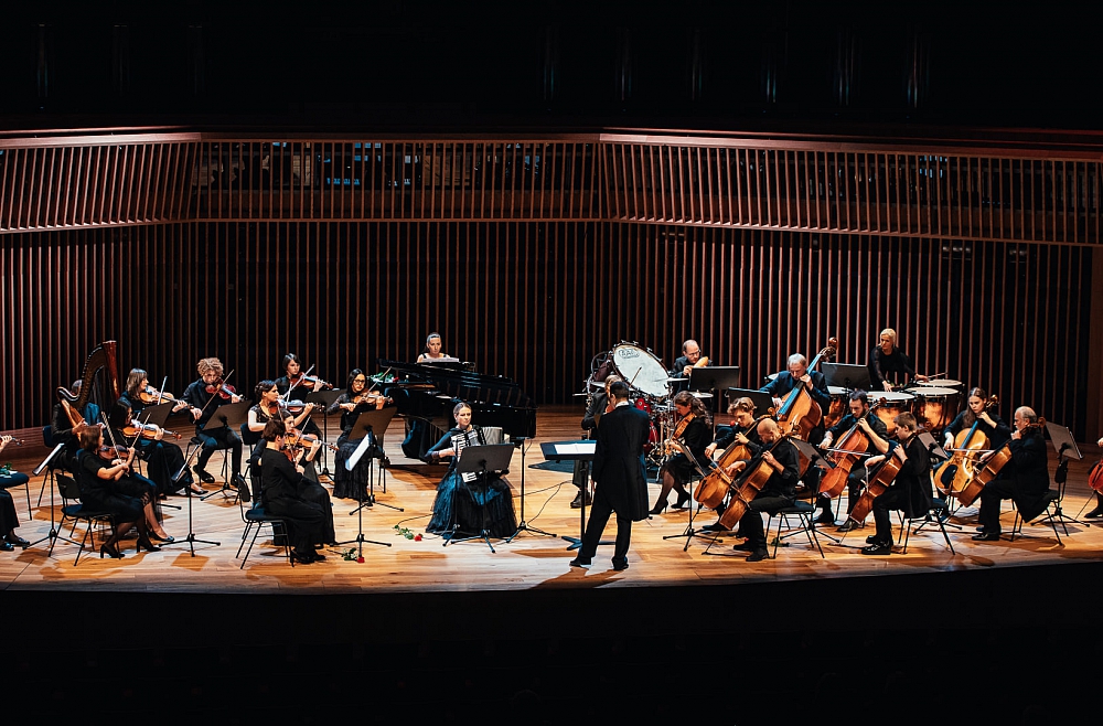 Inita Āboliņa Aigars Meri Ventspils kamerorķestris