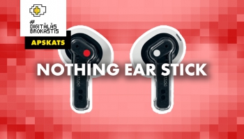 Austiņu "Nothing Ear" (stick) apskats #DigitālāsBrokastis