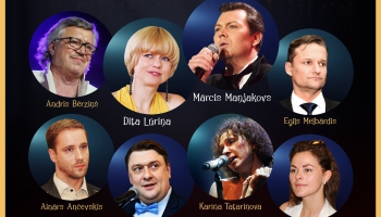 Labāko Latvijas teātru dziedošo aktieru krāšņais muzikālais salidojums VEF Kultūras pilī