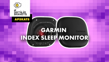 Miega mērītāja "Garmin Index Sleep Monitor" apskats