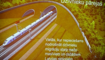 Nerod kompromisu par "Rail Baltica" trases novietojumu Salacgrīvas novadā