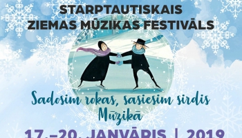 Starptautiskais Ziemas mūzikas festivāls nedēļas nogalē Valmierā