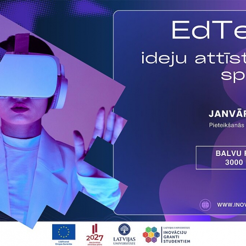 Nedēļas apskats. Drīz notiks “EdTech” ideju attīstības sprints 