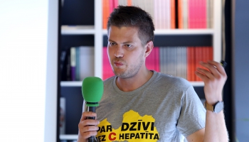 Latvijas hepatīta biedrības pārstāvis Kristaps Kaugurs par Pasaules hepatīta dienu