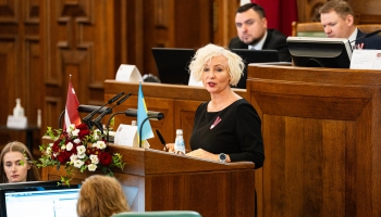Svinīgā Saeimas sēde par godu Latvijas Republikas proklamēšanas 105.gadadienai