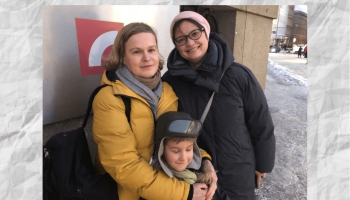 Latvijā viesojās ukraiņu rakstniece Tamāra Duda: viņas ģimenei ir atvaļinājums no kara