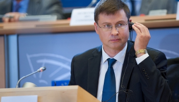 EK viceprezidents Valdis Dombrovskis par ES budžetu un attiecībām ar ASV