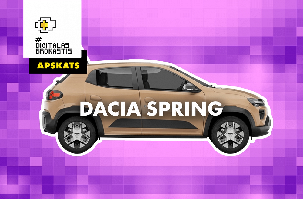 Elektroauto "Dacia Spring" apskats