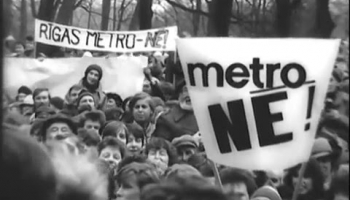 1988. gada Vides aizsardzības kluba kampaņa pret Rīgas metro