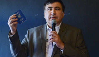 Mihails Saakašvili nelikumīgi šķērso robežu un ir atgriezies Ukrainā