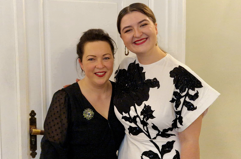 Agnese Egliņa un Katrīna Paula Felsberga vītola konkurss