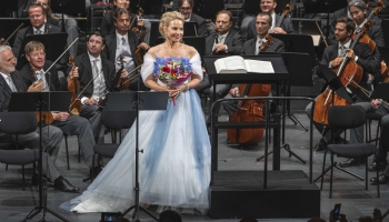 Elīna Garanča Margarētas lomā Hektora Berlioza "Fausta pazudināšanā" Zalcburgas festivālā
