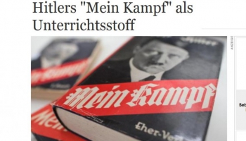 Vācijā pirmo reizi kopš Hitlera sagrāves grāmatnīcu plauktos nonāk "Mein Kampf"