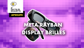 Papildinātās realitātes briļļu Meta Rayban Display apskats ar Niku Ēvaldu
