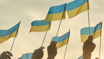 Solidarizējoties ar ukraiņu tautu, atskaņojam Ukrainas valsts himnu