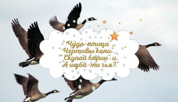 Латышские народные сказки "Чудо-птица", "Чертовы кони", Скупой барин" и "А шуба-то чья?"