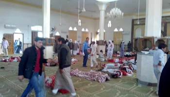 Ēģiptē uzbrukumā mošejai nogalināti vairāk nekā 235 cilvēki