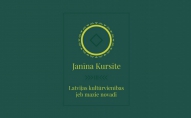 Janīna Kursīte "Latvijas kultūrvienības jeb mazie novadi"