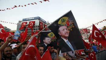 Erdogans sola neapstāties apvērsuma mēģinājuma rīkotāju vajāšanā