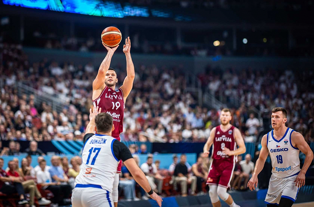 eurobasket Latvija-Čehija