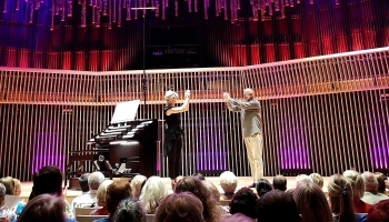 Ērģelnieces Ivetas Apkalnas solokoncerts Ventspils koncertzālē "Latvija"