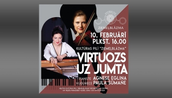 Par koncertu "Virtuozs uz jumta" stāsta Agnese Egliņa un Paula Šūmane