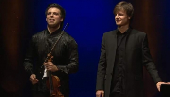 Sergejs Dogadins (vijole) un Gļebs Koroļovs (klavieres) Mazajā ģildē 15. maijā